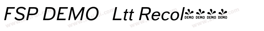 FSP DEMO   Ltt Recol字体转换